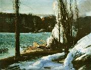 George Wesley Bellows The Palisades oil painting on canvas